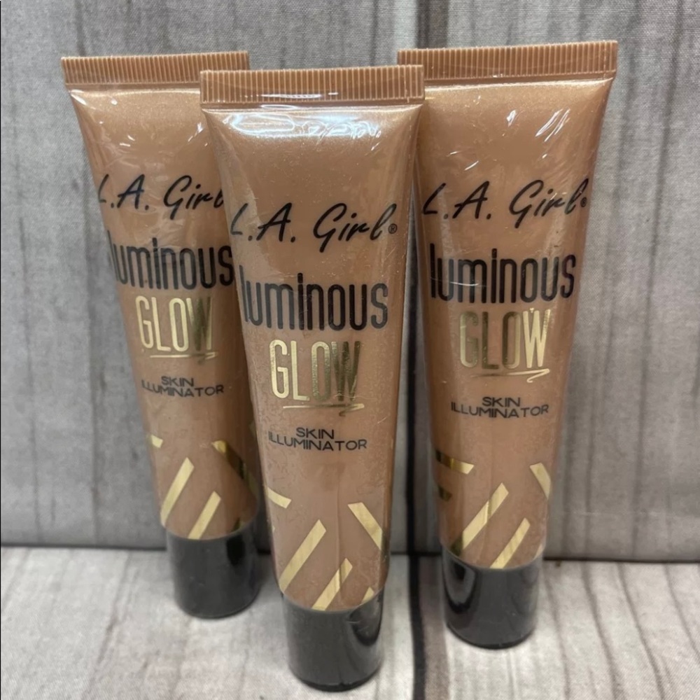 3 LA Girl Luminous Glow Skin Illuminator 1 fl oz Sunlit GLP691